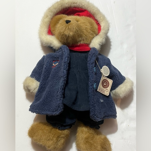 Boyds Bear 904021 Plushed Stuffed 14" Karina Burrbruin with Blue Coat and Hood - Picture 2 of 12